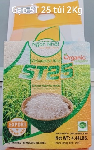 Gạo ST25 túi 2kg - Gạo Ngon Nhất - Công Ty TNHH Gạo Ngon Nhất